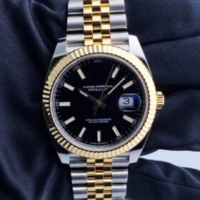 Rolex Datejust Steel & Gold Black Dial