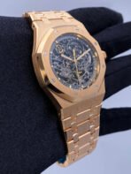 Audemars Piguet Royal Oak Rose Gold Skeleton Dial - Image 2