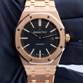 Audemars Piguet Royal Oak Rose Gold Black Dial