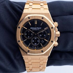 Audemars Piguet Royal Oak Rose Gold Black Dial