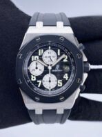 Audemars Piguet Royal Oak Rubber Strap Black Dial
