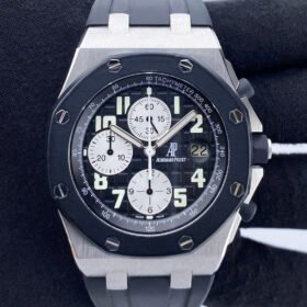 Audemars Piguet Royal Oak Rubber Strap Black Dial