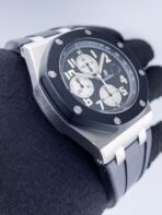 Audemars Piguet Royal Oak Rubber Strap Black Dial - Image 2