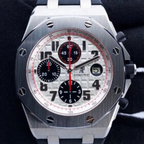Audemars Piguet Royal Oak Rubber Strap White Dial