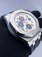 Audemars Piguet Royal Oak Rubber Strap White Dial - Image 2