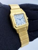 Santos Gold White Dial - Image 2