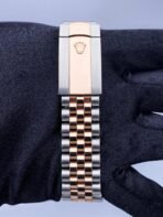Rolex Datejust Two Tone Rose Gold Jubilee Bracelet Chocolate Index Dial - Image 3