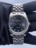 Rolex Datejust Rhodium Diamond Dial