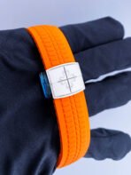 Patek Philippe Aquanaut Orange Strap Black Dial - Image 4