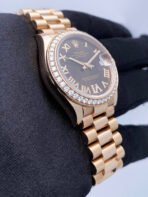 Datejust Rose Gold Diamond Chocolate Dial - Image 2