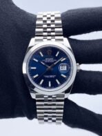 Rolex Datejust Stainless Steel Jubilee Blue Dial
