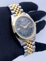 Datejust "Wimbledon" Yellow Gold & Steel Grey Dial - Image 2