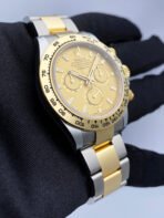 Rolex Daytona Steel Gold Champagne Dial - Image 2