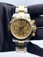 Rolex Daytona Steel Gold Champagne Dial