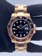 Rolex GMT Master II Rose Gold Black Dial