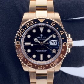 Rolex GMT Master II Rose Gold Black Dial