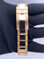 Rolex GMT Master II Rose Gold Black Dial - Image 4