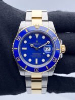 Rolex Submariner Two Tone Gold and Steel Blue Dial