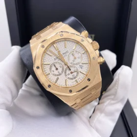 Royal Oak Gold White Dial