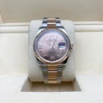 Datejust Oystersteel Everose Gold Chocolate Dial - Image 3