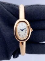 Baignoire Size 15 Ladies Watch Rose Gold