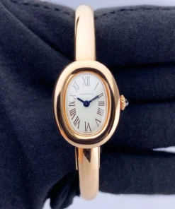 Baignoire Size 15 Ladies Watch Rose Gold