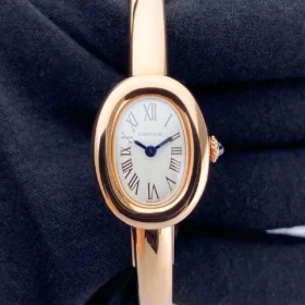 Baignoire Size 15 Ladies Watch Rose Gold